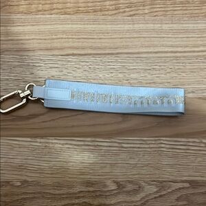 Lululemon Light Blue Keychain